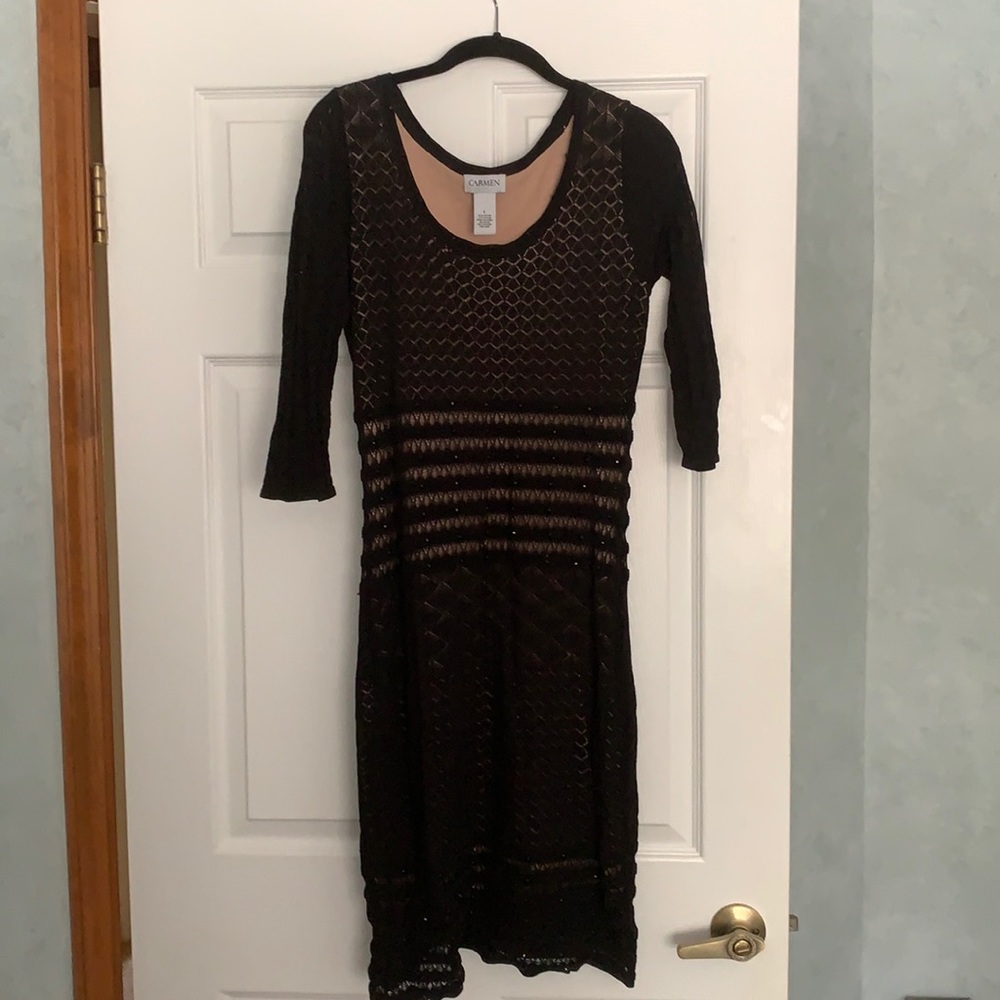 Carmen black dress